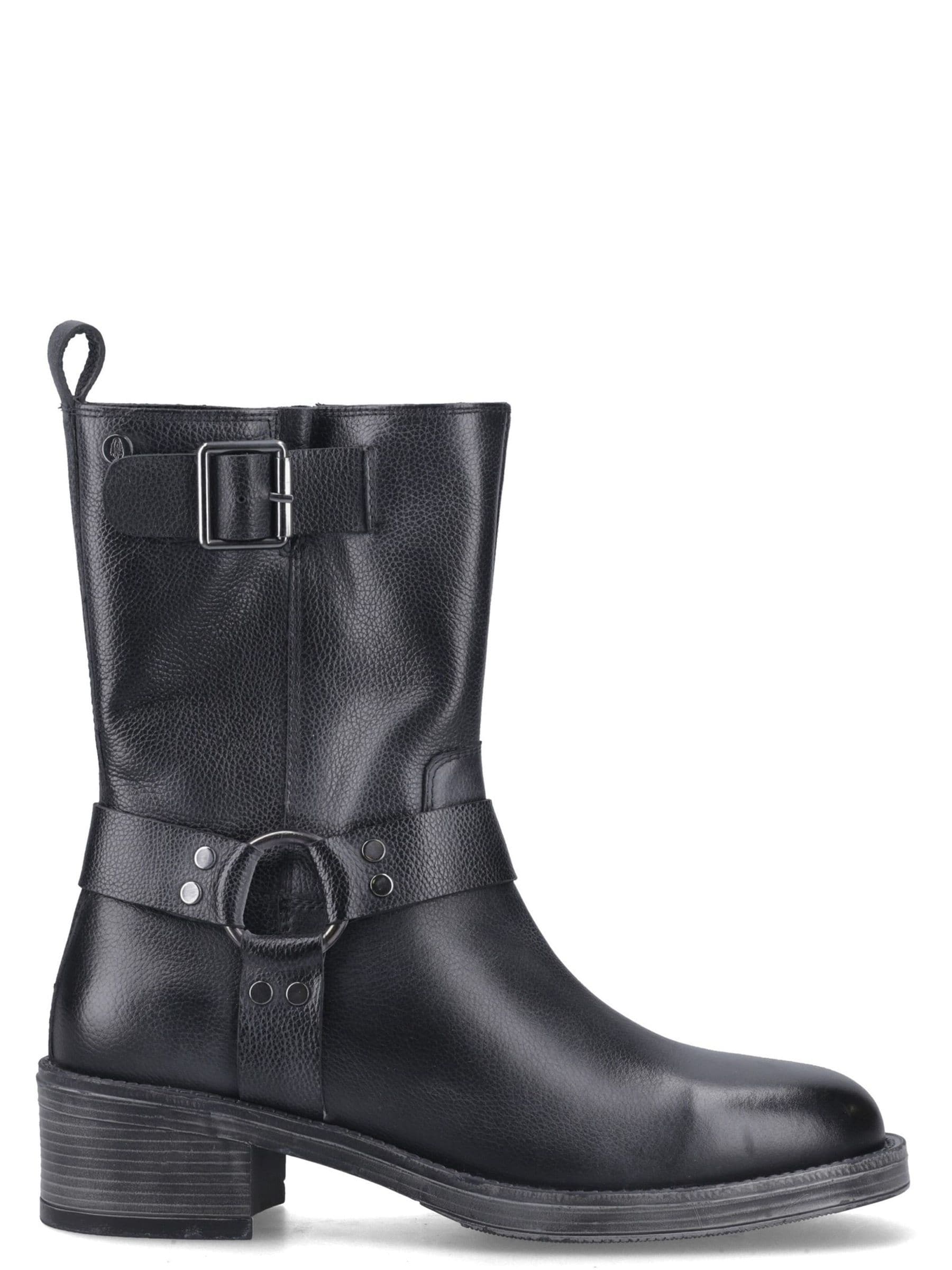 Hush Puppies Althea Buckle Boot Black, Black, Size 3, Women - Image 3