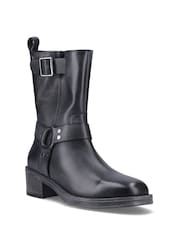 Negro - Botas Hush Puppies Althea con hebilla - Imagen 2 de 4