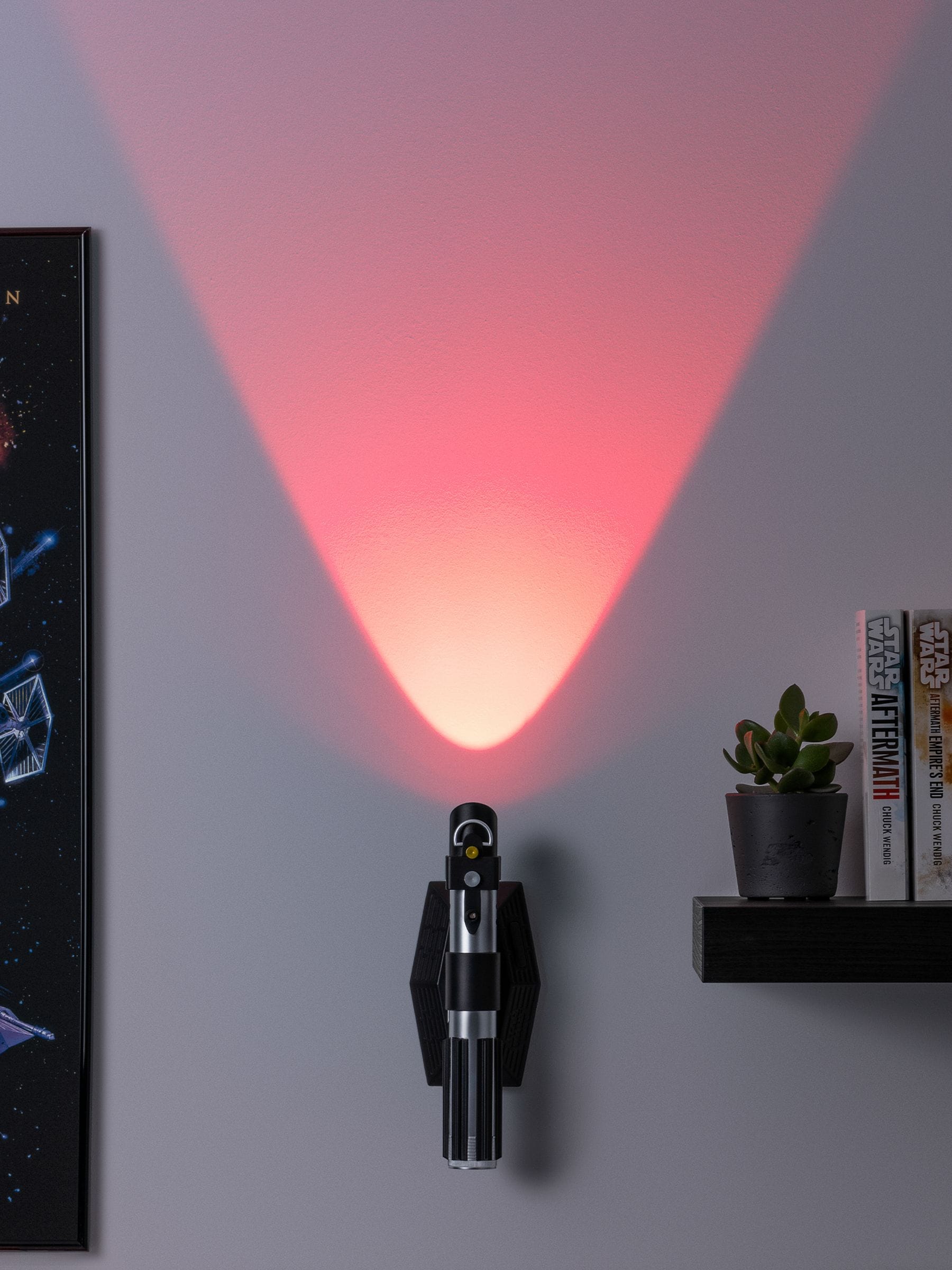 Star wars lightsaber wall light shop