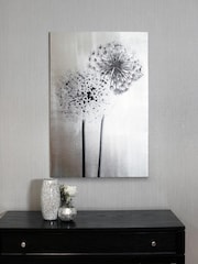 Arthouse Silver Metallics Aliums Canvas - Image 1 of 4
