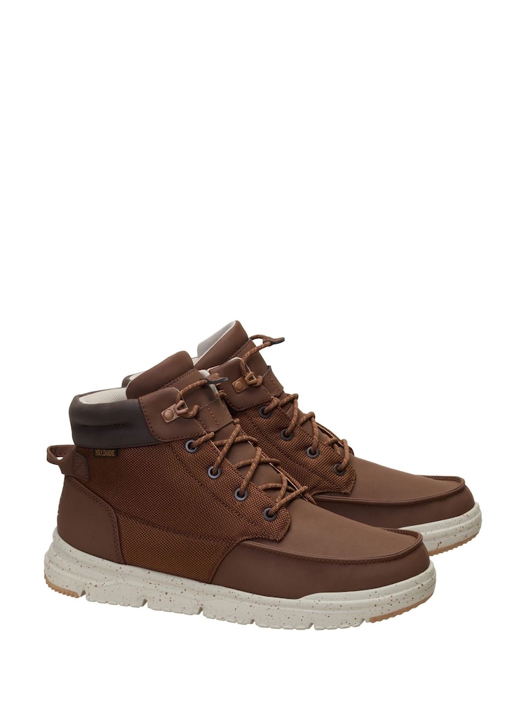 HEYDUDE Brown Bradley II Waterproof Boots - Image 2 of 5
