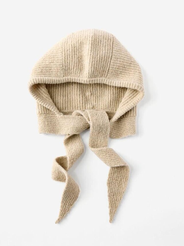 Cotton On Brown Luxe Knit Bonnet Hat - Image 1 of 2 Cotton On Brown Luxe Knit Bonnet Hat - Image 1 of 2