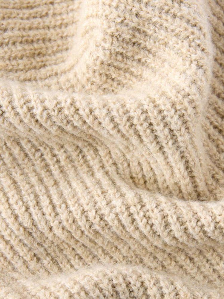 Cotton On Brown Luxe Knit Bonnet Hat - Image 2 of 2 Cotton On Brown Luxe Knit Bonnet Hat - Image 2 of 2