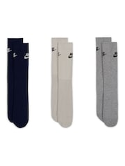 Prírodná - Balenie základných ponožiek Nike Everyday Essential 3 ks - Obrázok 2 z 4