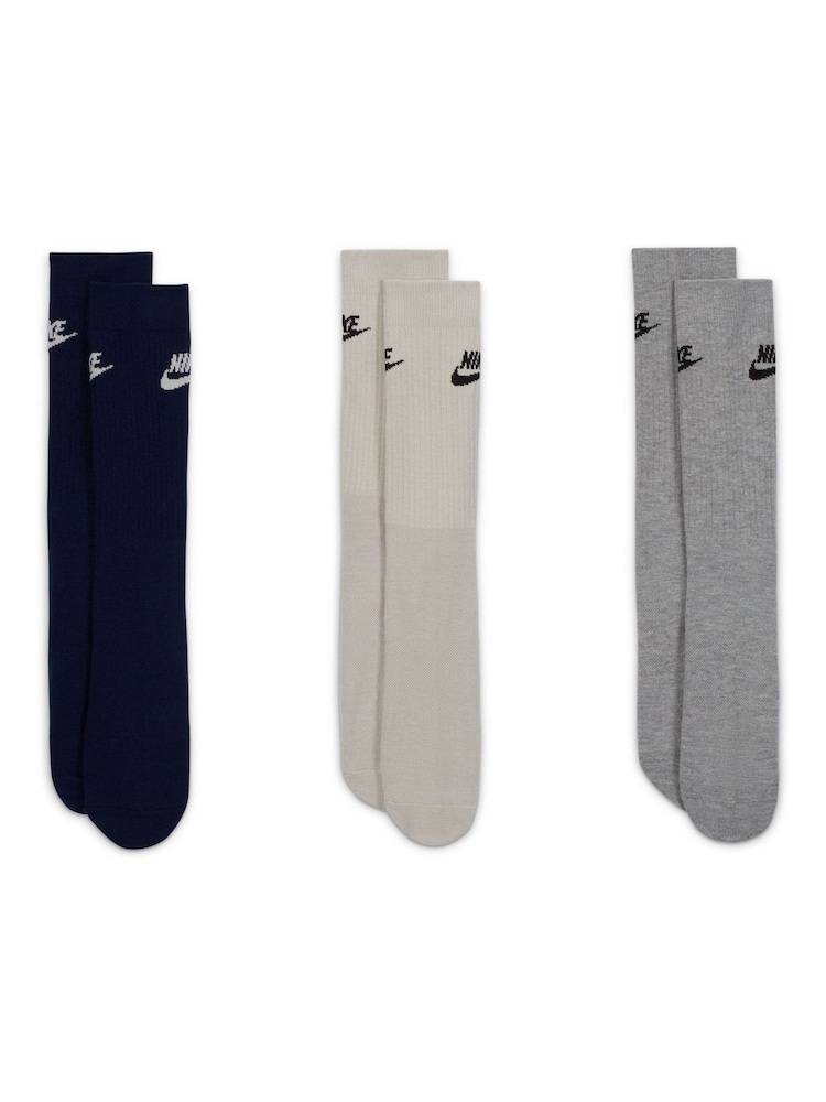 Prírodná - Balenie základných ponožiek Nike Everyday Essential 3 ks - Obrázok 2 z 4