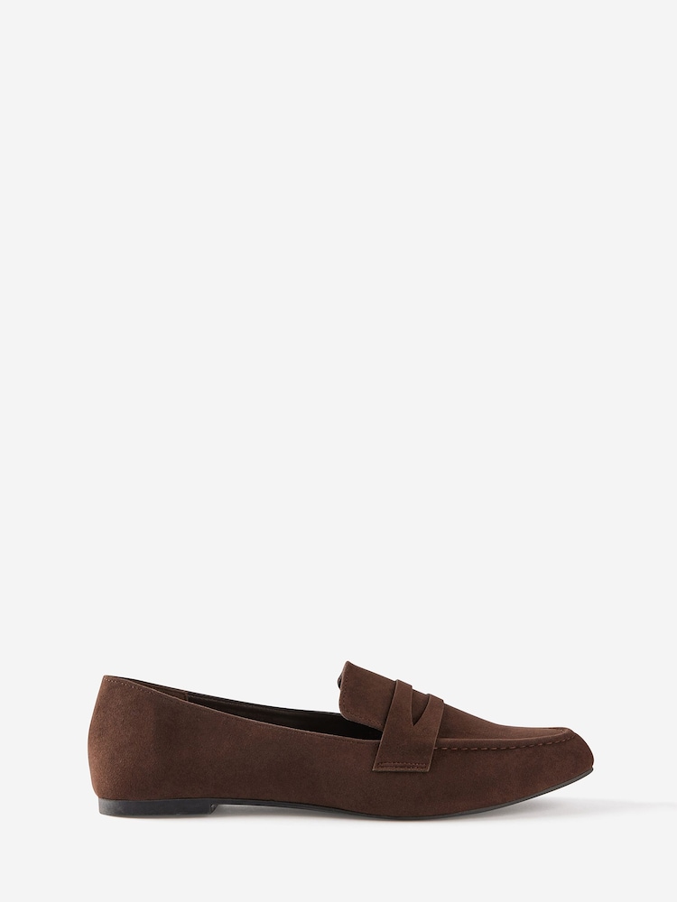 Cotton On Brown Stella Loafers - Image 1 of 4 Cotton On Brown Stella Loafers - Image 1 of 4
