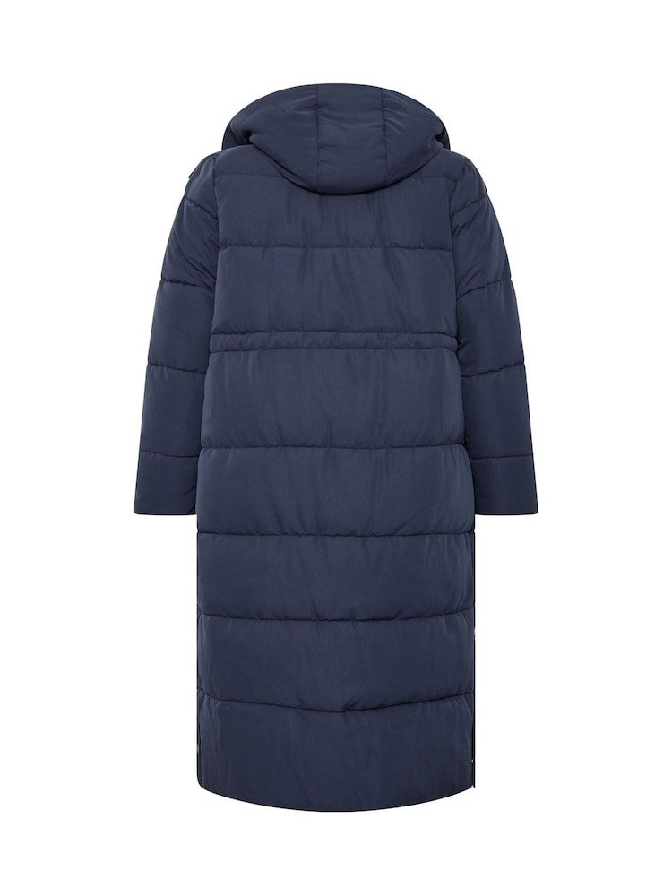 Evans Blue Puffer Coat - Image 6 of 6 Evans Blue Puffer Coat - Image 6 of 6