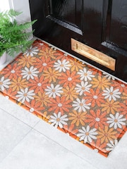 Artsy Mats Multi Happy Flowers Doormat - Image 1 of 2