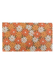 Artsy Mats Multi Happy Flowers Doormat - Image 2 of 2