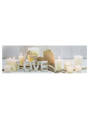 Art For The Home Natural Love LED Wall Art - Image 2 of 3