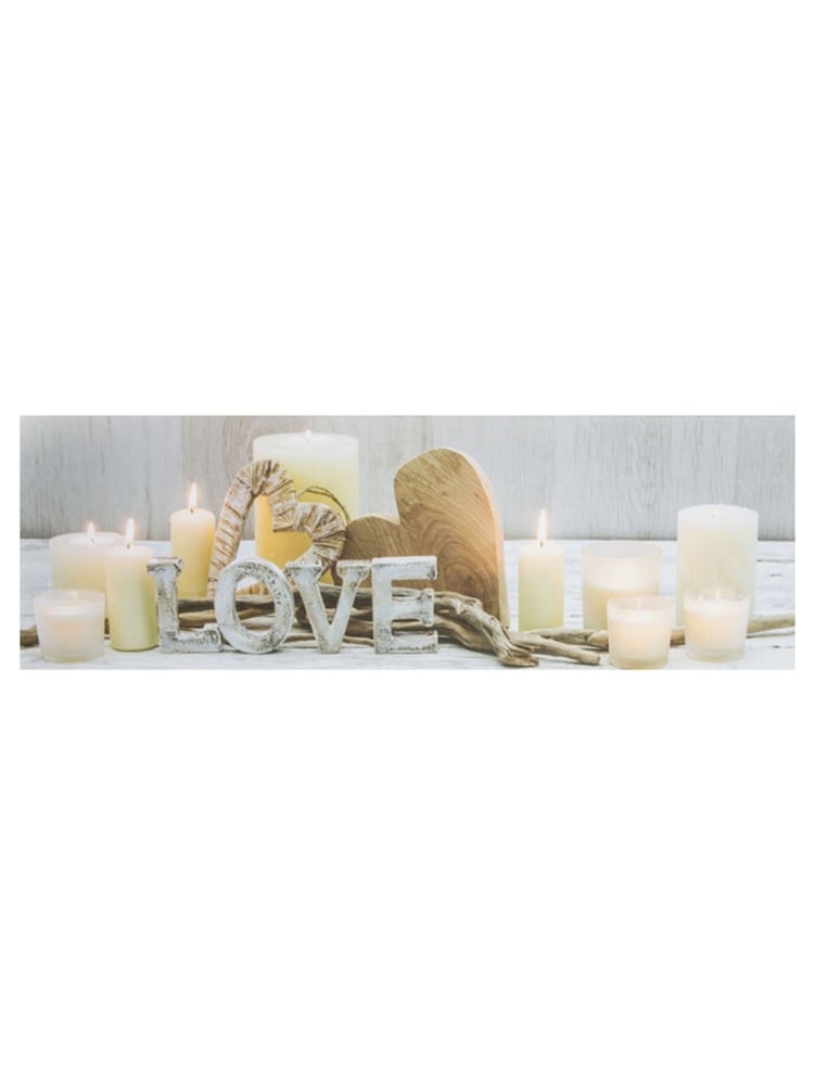 Art For The Home Natural Love LED Wall Art - Image 2 of 3