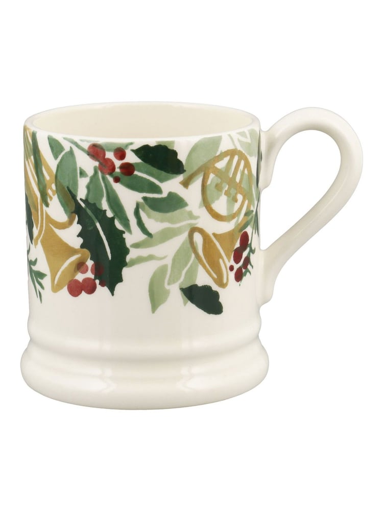 Emma Bridgewater Cream Bring In The Green 1/2 Pint Mug - Image 2 of 4