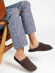 Jones Bootmaker Men's Sheepskin Lined Mule Slippers - Image 1 of 7