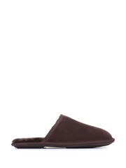 Jones Bootmaker Men's Sheepskin Lined Mule Slippers - Image 2 of 7