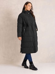 Evans Black Puffer Coat - Image 1 of 5