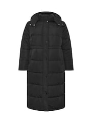 Evans Black Puffer Coat - Image 5 of 5