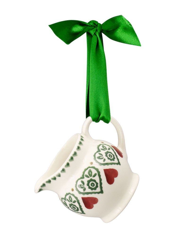 Emma Bridgewater Cream Christmas Sampler Tiny Jug Boxed - Image 2 of 2