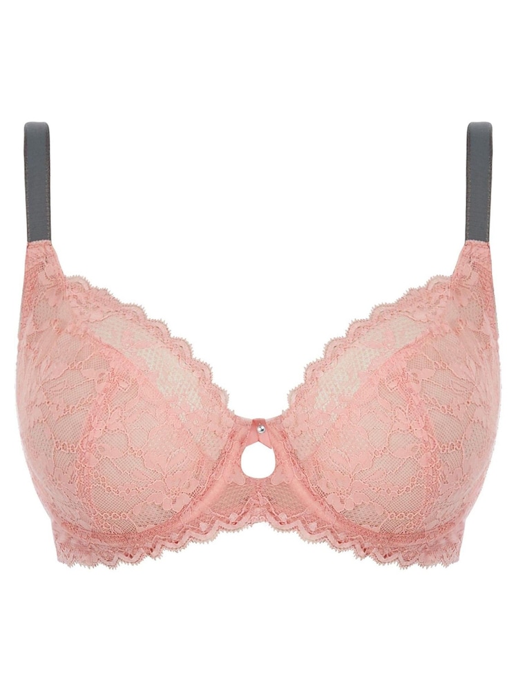 Freya Pink Offbeat Under Wired Plunge Bra - Image 3 of 3