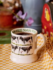 Emma Bridgewater Cream Friesian 1/2 Pint Mug - Image 1 of 4