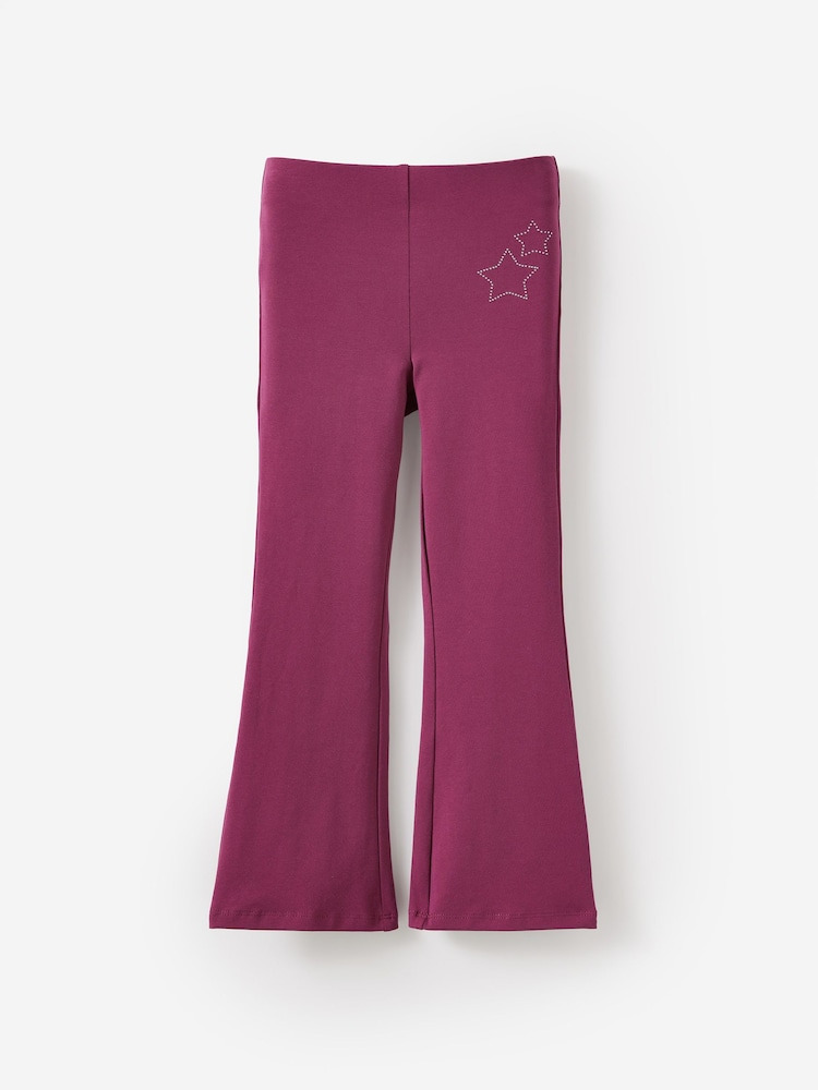 Cotton On Pink Essential Flare Leggings 2 Pack - Image 2 of 5 Cotton On Pink Essential Flare Leggings 2 Pack - Image 2 of 5