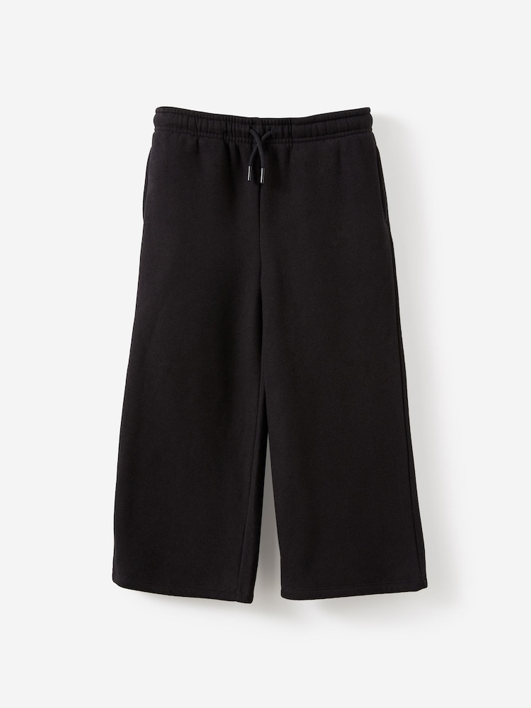 Cotton On Black Sammy Wide Leg Trackpants - Image 1 of 3 Cotton On Black Sammy Wide Leg Trackpants - Image 1 of 3