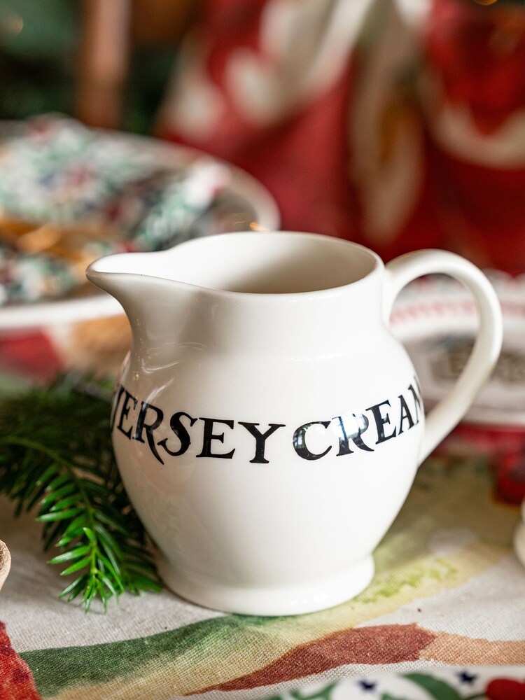 Emma Bridgewater Black Toast Jersey Cream 1/2 Pint Jug - صورة 1 من 4