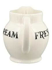 Emma Bridgewater Black Toast Jersey Cream 1/2 Pint Jug - صورة 3 من 4