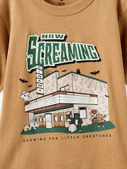Cotton On Tan Brown Essentials Graphic Short Sleeve T-Shirt - Image 2 of 3