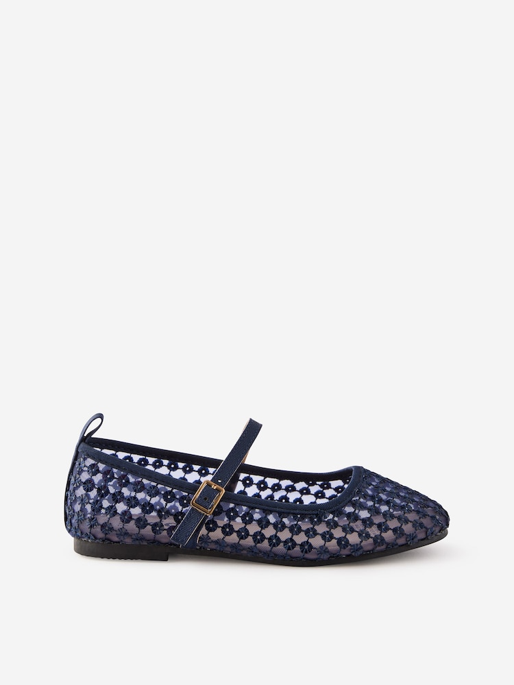 Cotton On Blue Ballet Flats - Image 1 of 4 Cotton On Blue Ballet Flats - Image 1 of 4