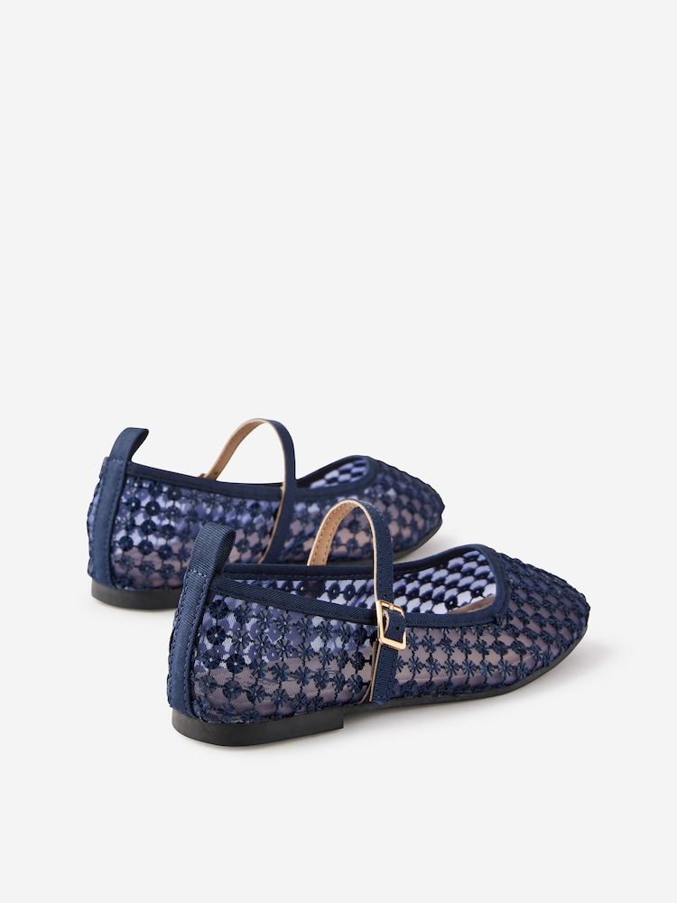 Cotton On Blue Ballet Flats - Image 2 of 4 Cotton On Blue Ballet Flats - Image 2 of 4