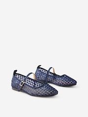 Cotton On Blue Ballet Flats - Image 4 of 4