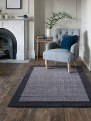 Navy Blue Darcy Rug - Image 1 of 5