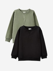 Cotton On Sammy Oversized Crew Neck Sweat Tops 2 Pack - صورة 1 من 7