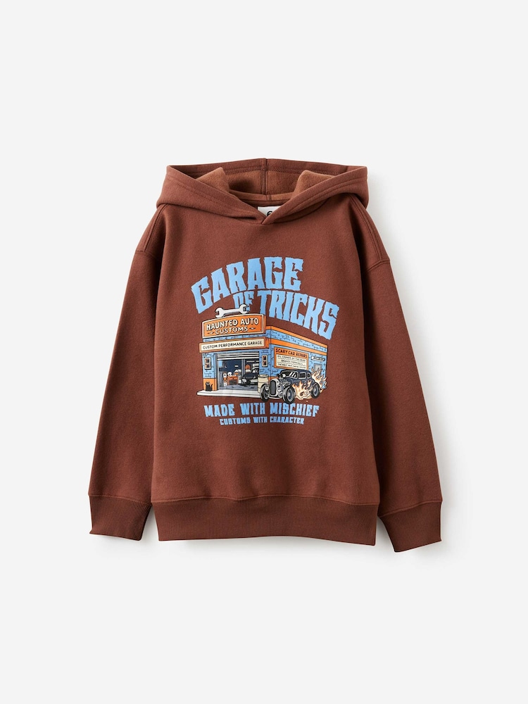 Cotton On Brown Sammy Oversize Hoodie - Image 1 of 3 Cotton On Brown Sammy Oversize Hoodie - Image 1 of 3