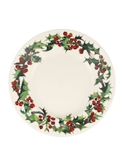 Emma Bridgewater Cream Holly Large Dinner Plate - Image 1 of 2
