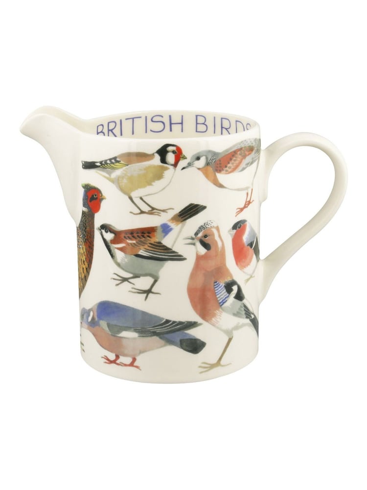Emma Bridgewater Cream British Birds Large Straight Jug - Image 2 of 4 Emma Bridgewater Cream British Birds Large Straight Jug - Image 2 of 4