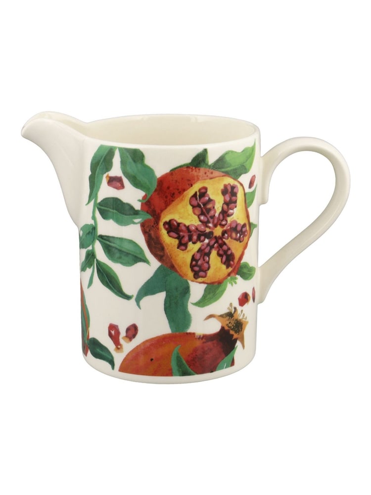 Emma Bridgewater Cream Festive Pomegranate Medium Straight Jug - Image 1 of 3 Emma Bridgewater Cream Festive Pomegranate Medium Straight Jug - Image 1 of 3