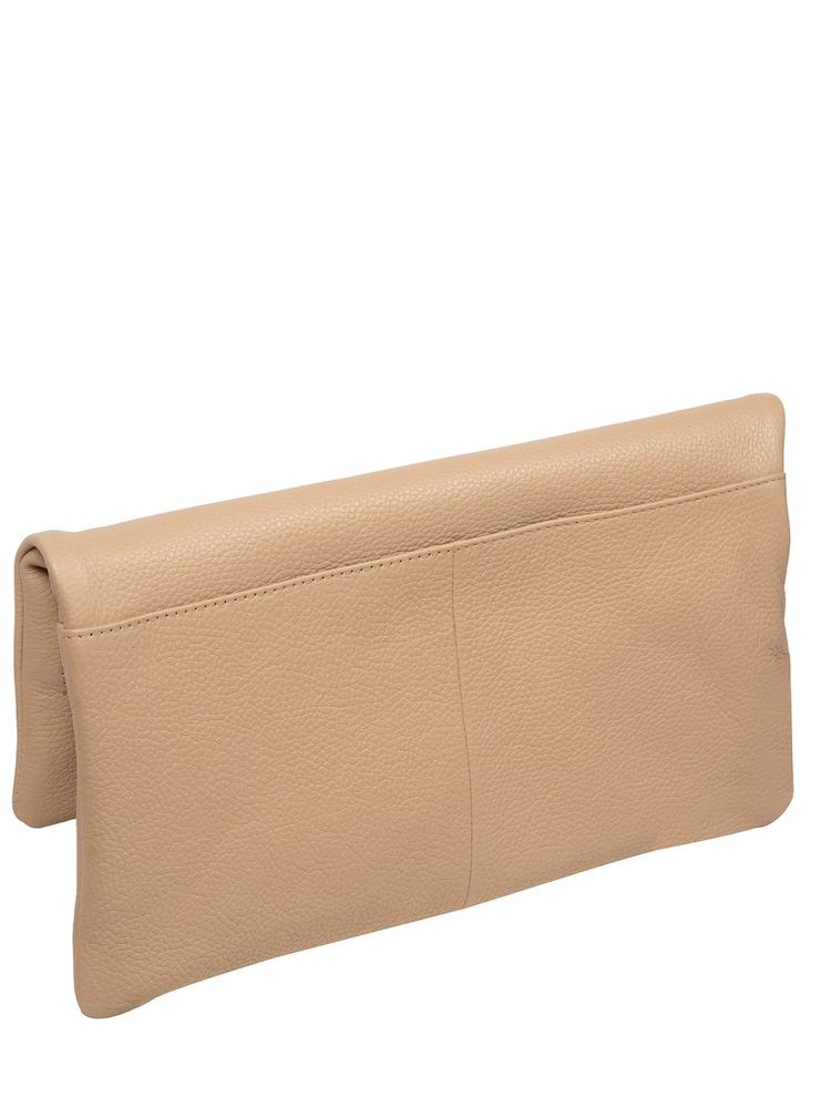 Pure Luxuries London Natural Audrina Leather Clutch Bag - Image 5 of 5 Pure Luxuries London Natural Audrina Leather Clutch Bag - Image 5 of 5