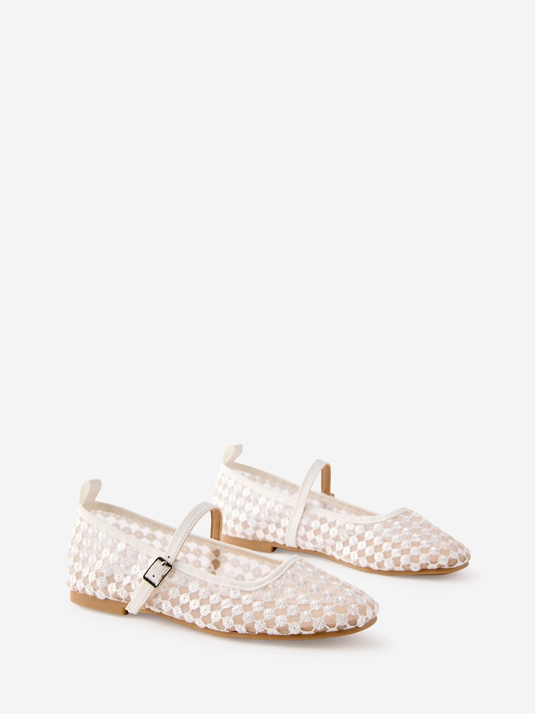 Cotton On White Ballet Flats - Image 2 of 4 Cotton On White Ballet Flats - Image 2 of 4