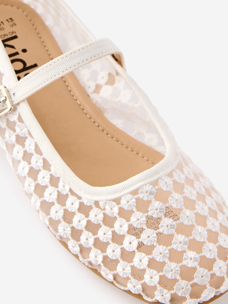 Cotton On White Ballet Flats - Image 4 of 4 Cotton On White Ballet Flats - Image 4 of 4