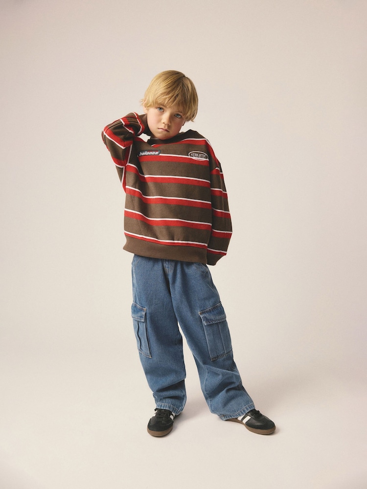 Cotton On Blue Super Baggy Jeans - Image 2 of 5 Cotton On Blue Super Baggy Jeans - Image 2 of 5