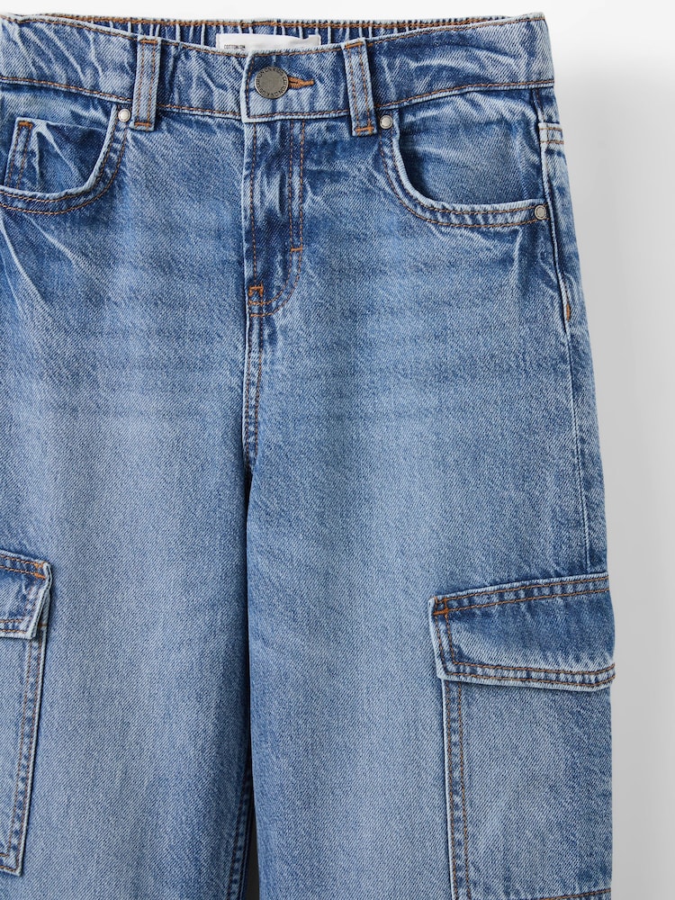 Cotton On Blue Super Baggy Jeans - Image 5 of 5 Cotton On Blue Super Baggy Jeans - Image 5 of 5