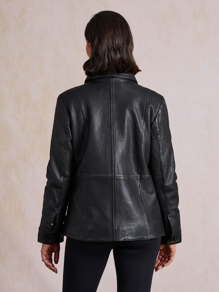 Lakeland Leather Black Milnthorpe Jacket - Image 2 of 5 Lakeland Leather Black Milnthorpe Jacket - Image 2 of 5