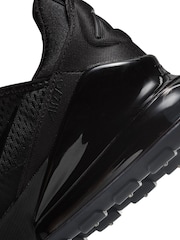 Nike Black Air Max 270 Trainers - Image 10 of 12