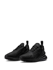 Nike Black Air Max 270 Trainers - Image 2 of 12