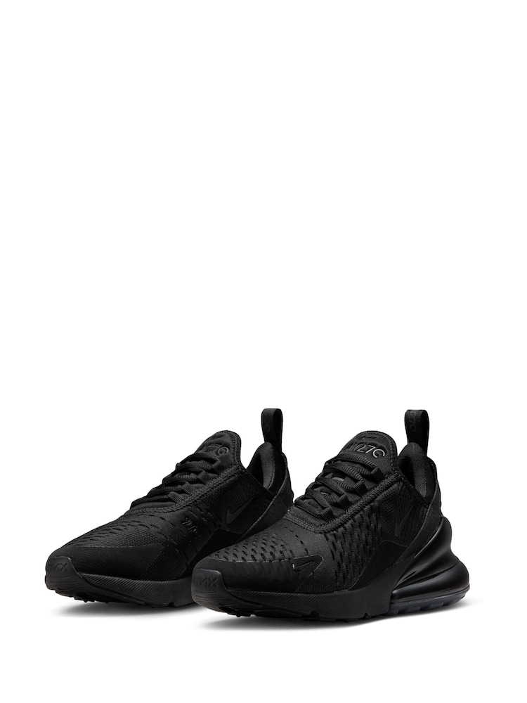 Nike Black Air Max 270 Trainers - Image 2 of 12