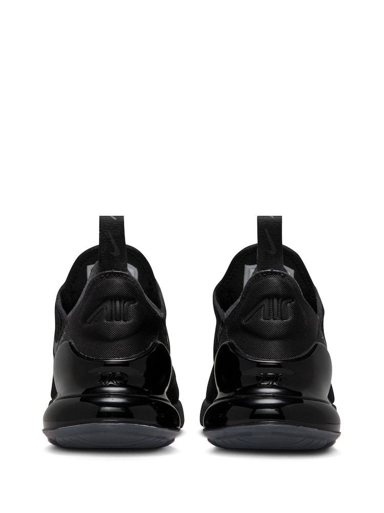 Nike Black Air Max 270 Trainers - Image 3 of 12