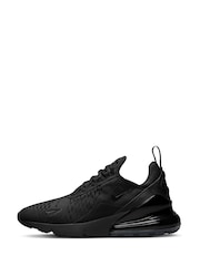 Nike Black Air Max 270 Trainers - Image 7 of 12