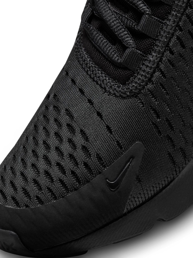 Nike Black Air Max 270 Trainers - Image 9 of 12