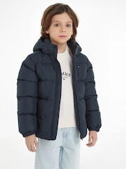 Tommy Hilfiger Essential Kinder-Daunenjacke - Bild 9 von 14